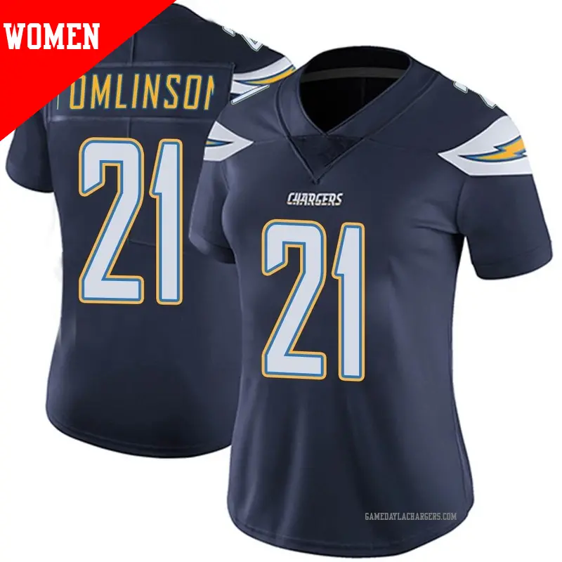 Women s 21 LaDainian Tomlinson Los Angeles Chargers Limited Navy Team Color Vapor Untouchable Jersey